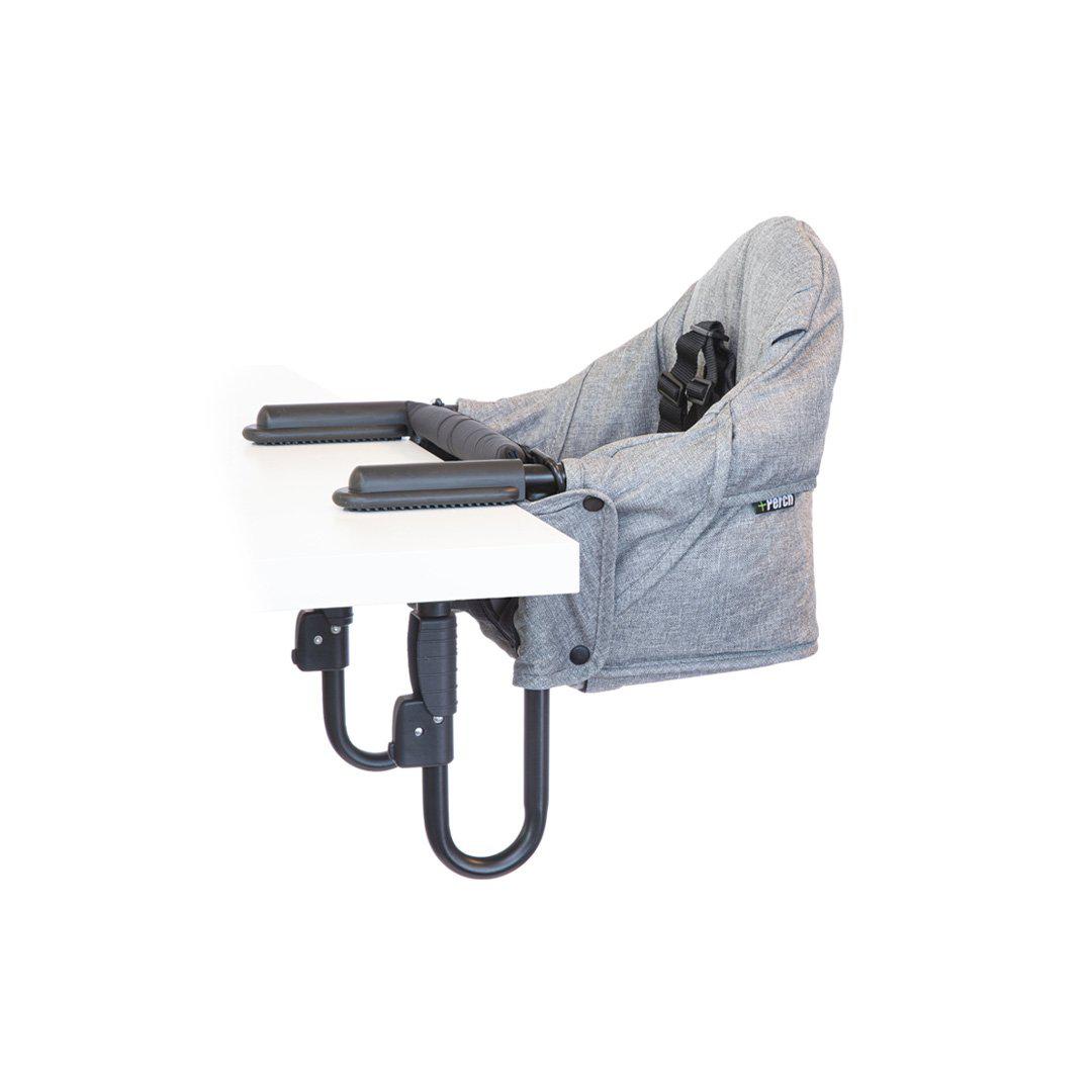 Guzzie + Guss Perch Hanging Highchair - Salt + Pepper-Table Seats- | Natural Baby Shower