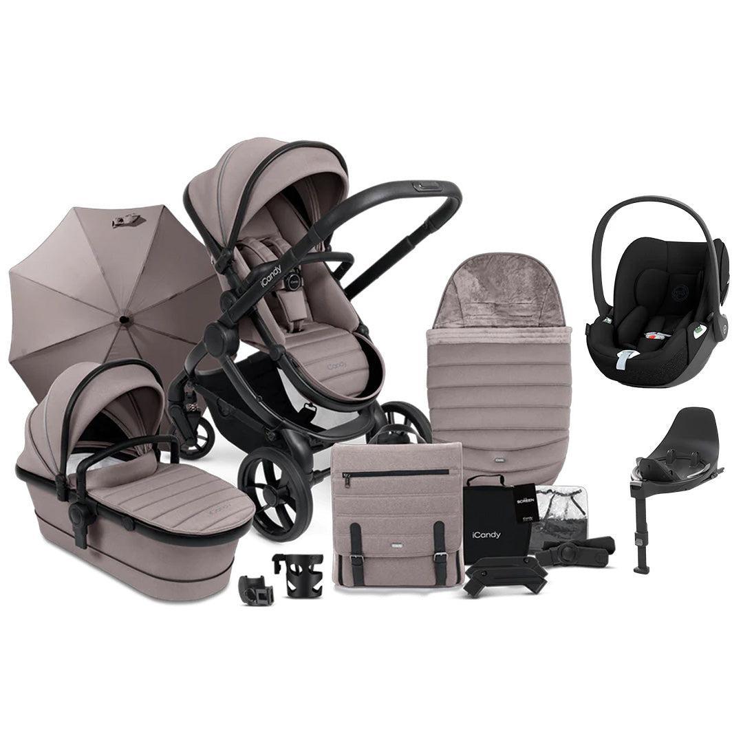 iCandy Peach 7 Complete Travel System With Cloud T-Travel Systems-Porcini- | Natural Baby Shower