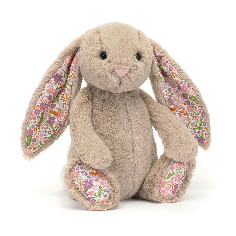 JellyCat - Çiçek Bej Tavşan 'Petal' Tavşan Peluş Oyuncak 31 cm