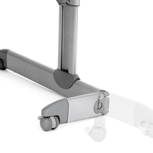 Joie Roomie Glide Side Sleeping Crib - Foggy Grey-Bedside Cribs-Foggy Grey-No Accessories | Natural Baby Shower