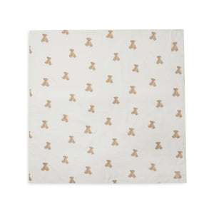 Jollein Swaddle 2pc - Teddy-Muslin Squares-Teddy-115x115cm | Natural Baby Shower