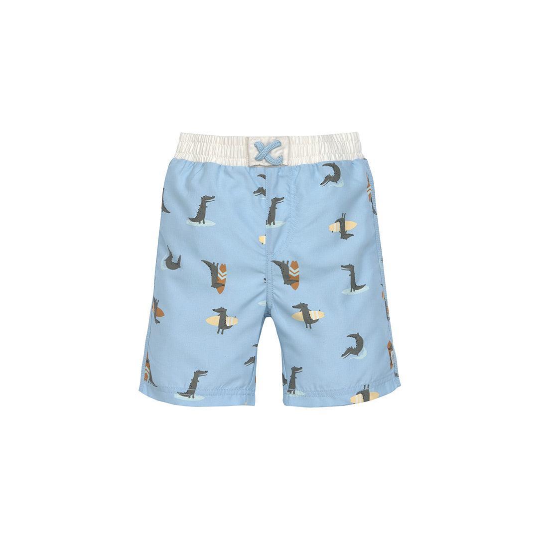 Lassig Board Shorts - Sky Blue - Crocodile-Shorts-Sky Blue-7-12m | Natural Baby Shower