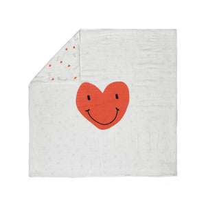 Lassig Heavenly Soft Blanket - Happy Rascals Heart-Blankets-Happy Rascals Heart- | Natural Baby Shower