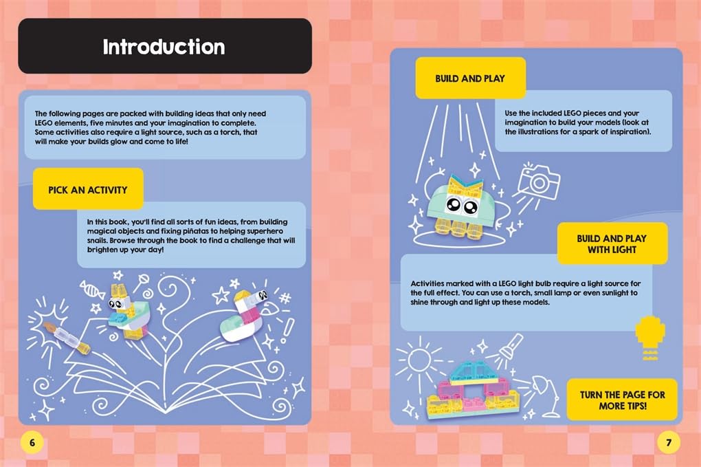 ليغو - ليغو® كلاسيك: كتاب نشاطات باللغة الإنجليزية مع هياكل مدتها 5 دقائق ولعبة شخصيات