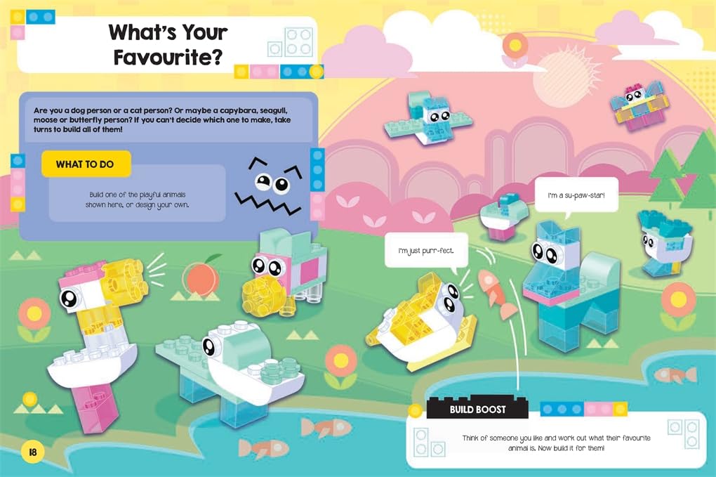 ليغو - ليغو® كلاسيك: كتاب نشاطات باللغة الإنجليزية مع هياكل مدتها 5 دقائق ولعبة شخصيات