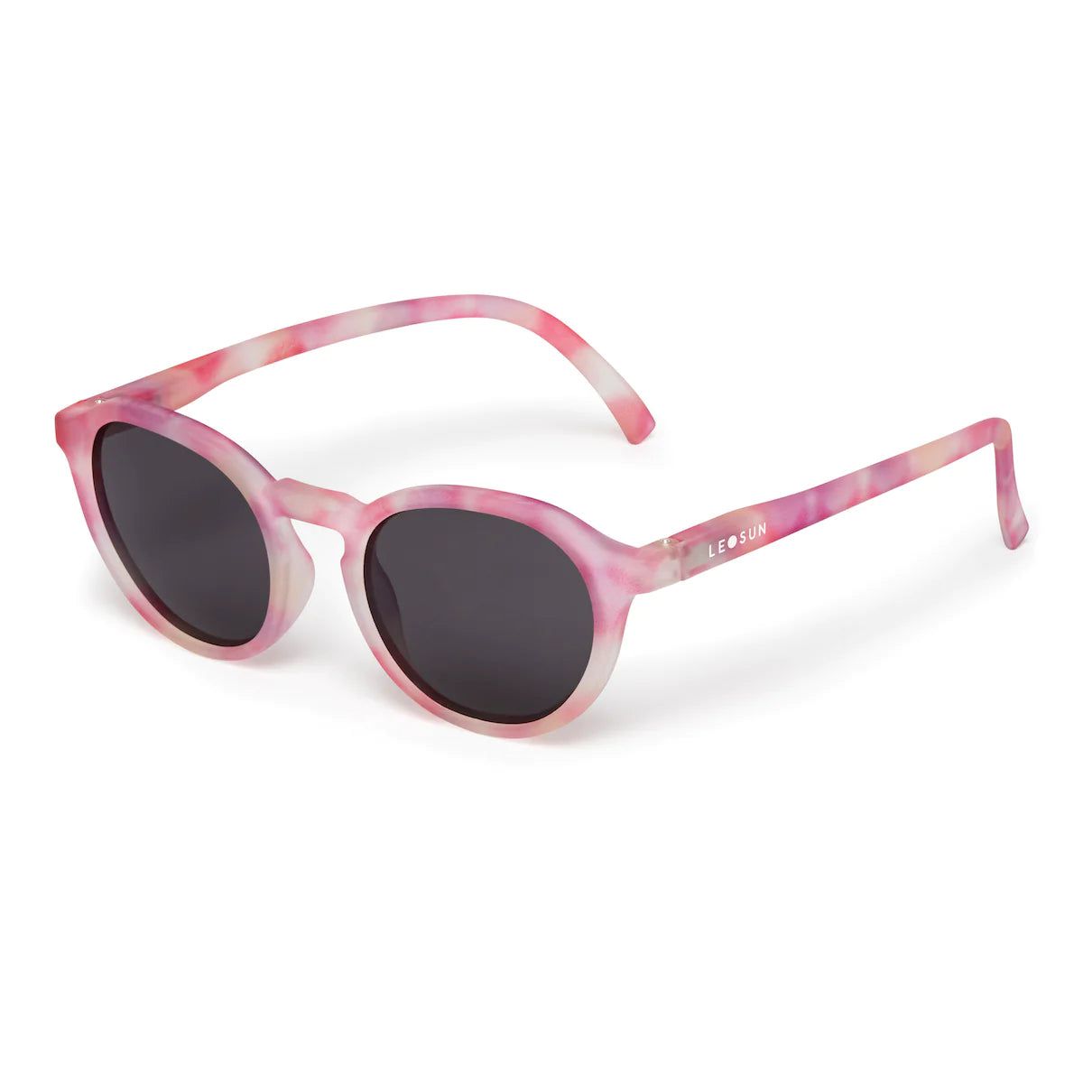 Leosun - Pembe Gökkuşağı Polarize UV400 Çocuk Güneş Gözlüğü 5-12 Yaş