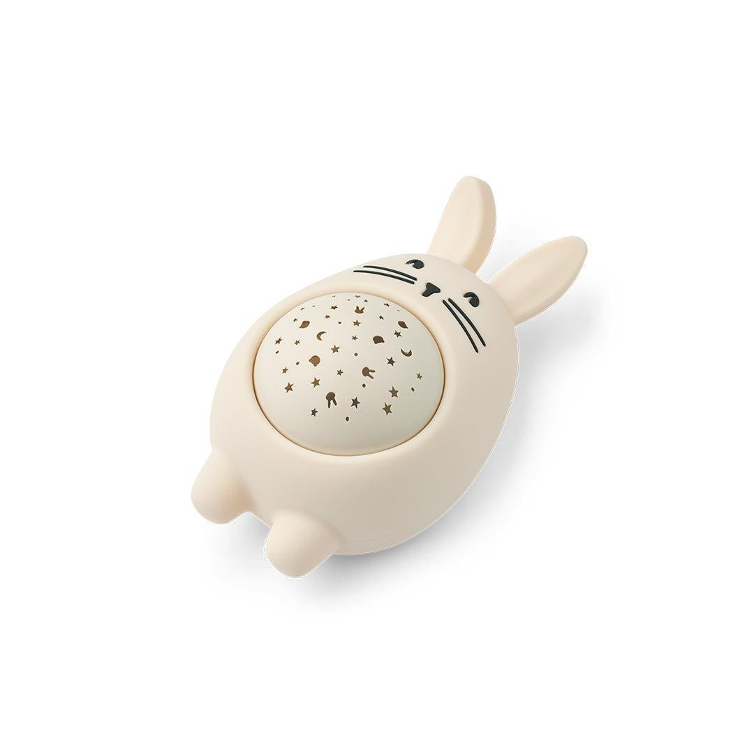 Liewood Manuel Rabbit Night Light & Sound and Projector Lamp - Sandy-Night Lights-Sandy-One size | Natural Baby Shower