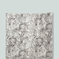 The Little Bumble Co. Anti Roll Mat - Safari Animal Faces-Changing Mats-Safari Animal Faces- | Natural Baby Shower