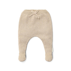 Little Dutch Knitted Trousers - Soft Beige Melee-Trousers-Soft Beige Melee-NB | Natural Baby Shower