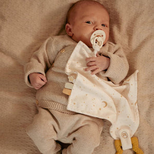 Little Dutch Knitted Trousers - Soft Beige Melee-Trousers-Soft Beige Melee-NB | Natural Baby Shower