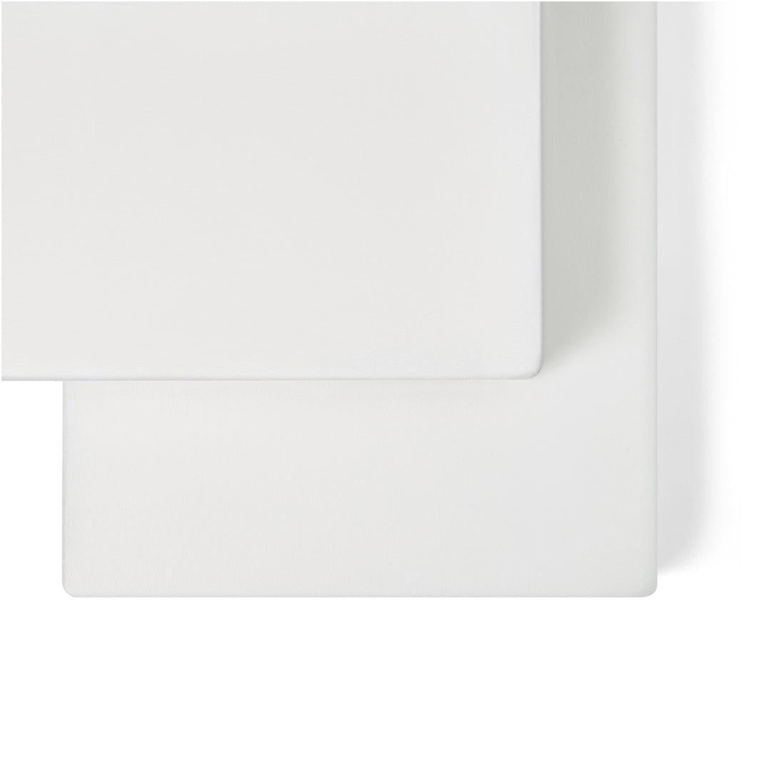 The Little Green Sheep Twin Pack Cot Bed Sheets - White-Sheets-White-Cot Bed | Natural Baby Shower