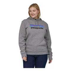 Patagonia - Logo Kapüşonlu Sweatshirt - Yetişkin Koleksiyonu | Koyu heather gri