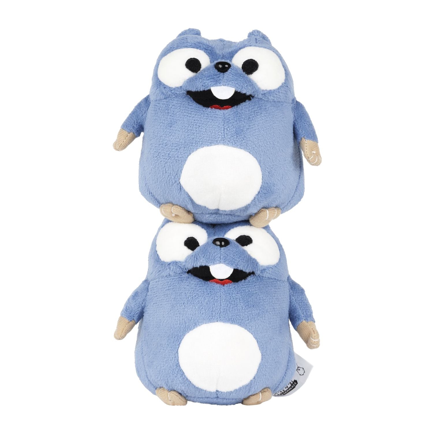 Grizzy ve Lemmingler - Manyetik 2li Lemming Peluş Oyuncağı-Dinossi