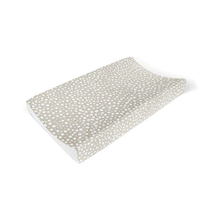 Mama Shack Anti Roll Changing Mat - Taupe Spotty-Changing Mats- | Natural Baby Shower