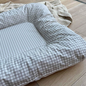 Mama Shack Nest Changing Mat - Greige Gingham-Changing Mats-Greige Gingham-One Size | Natural Baby Shower