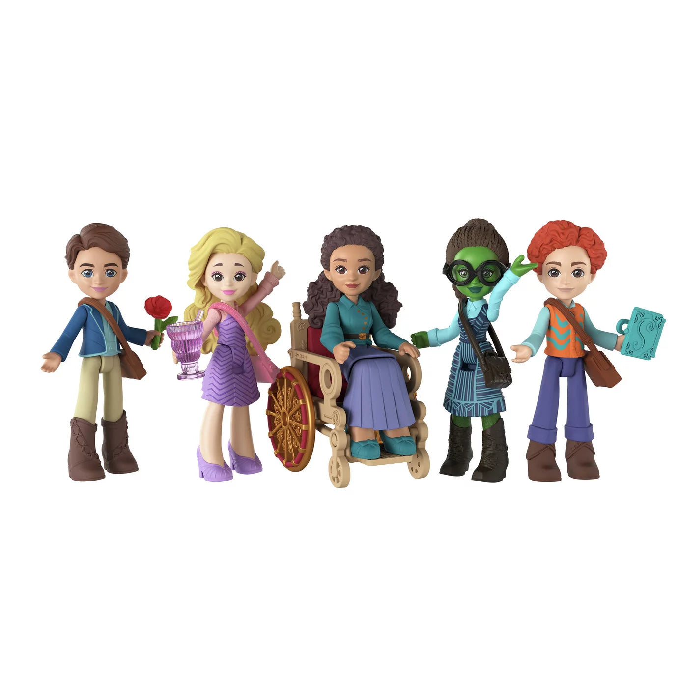 Mattel - Wicked Öğrencileri 5 Figür Oyuncağı ve Aksesuarları Seti