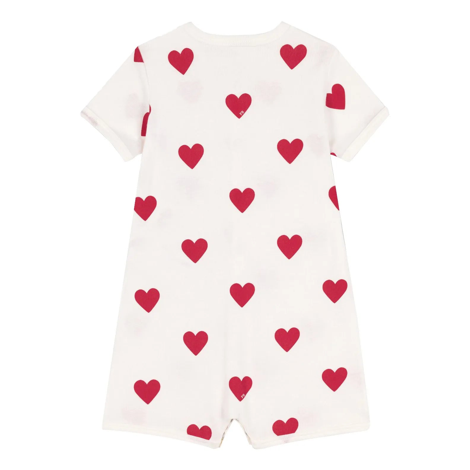 Petit Bateau - Mildor Kalpli Pijama | Beyaz