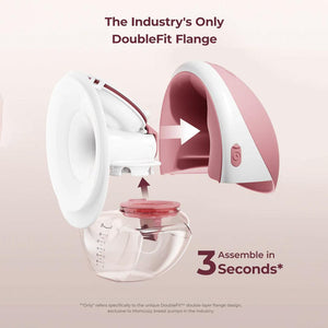 Momcozy M9 Double Breast Pump - Pink / White-Breast Pumps-Pink / White- | Natural Baby Shower