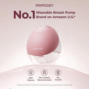 Momcozy M9 Double Breast Pump - Pink / White-Breast Pumps-Pink / White- | Natural Baby Shower