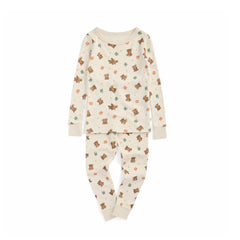MORI Teddy Bear Pyjamas - Teddy Bear Print-Pyjamas-Teddy Bear Print-12-18m | Natural Baby Shower
