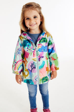 Next - Neşeli Sürdürülebilir Kız Çocuk Kışlık Ceket ve Yağmurluğu - 9-12 Aylık