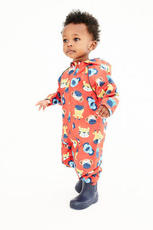 Next - Polar Astarlı Hayvanlar Desenli Çocuk Yağmurluğu - 3-6 Aylık