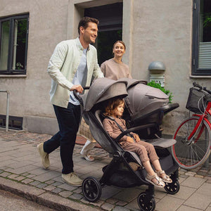 Nuna TRVL DUBL Pushchair - Caviar-Strollers-Caviar- | Natural Baby Shower