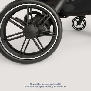 Nuna TRVL DUBL Pushchair - Caviar-Strollers-Caviar- | Natural Baby Shower