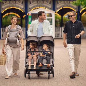 Nuna TRVL DUBL Pushchair - Caviar-Strollers-Caviar- | Natural Baby Shower