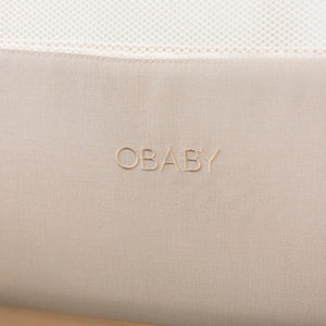 Obaby Cloud Bedside Crib - Oatmeal-Bedside Cribs-Oatmeal-Crib | Natural Baby Shower