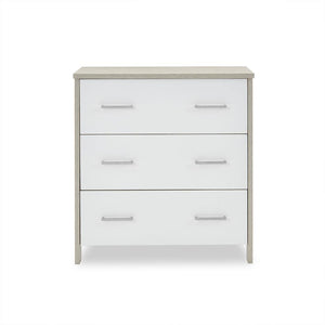 Obaby Nika 2 Piece Room Set - Grey Wash + White-Nursery Sets-Grey Wash & White-No Mattress | Natural Baby Shower