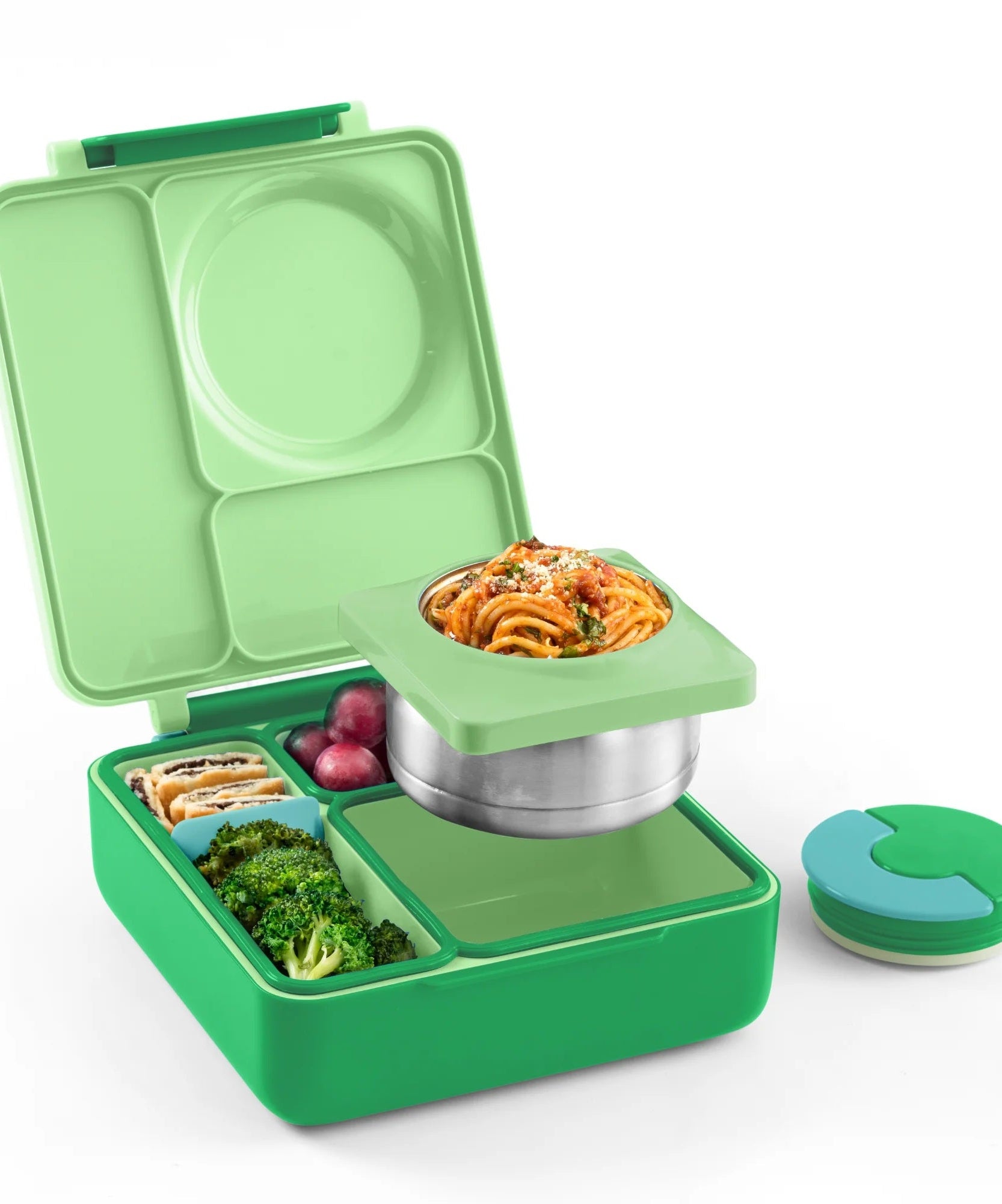 Omiebox - علبة طعام بينتو عازلة للحرارة بلون أخضر تفاحي