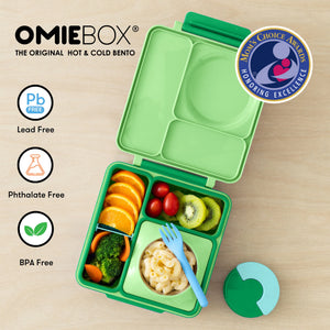 Omiebox - Isı Yalıtımlı Elma Yeşili Bento Yemek Kutusu