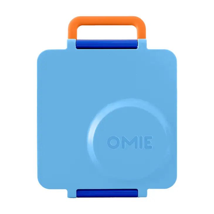 OmieBox - علبة طعام بينتو زرقاء معزولة حرارياً