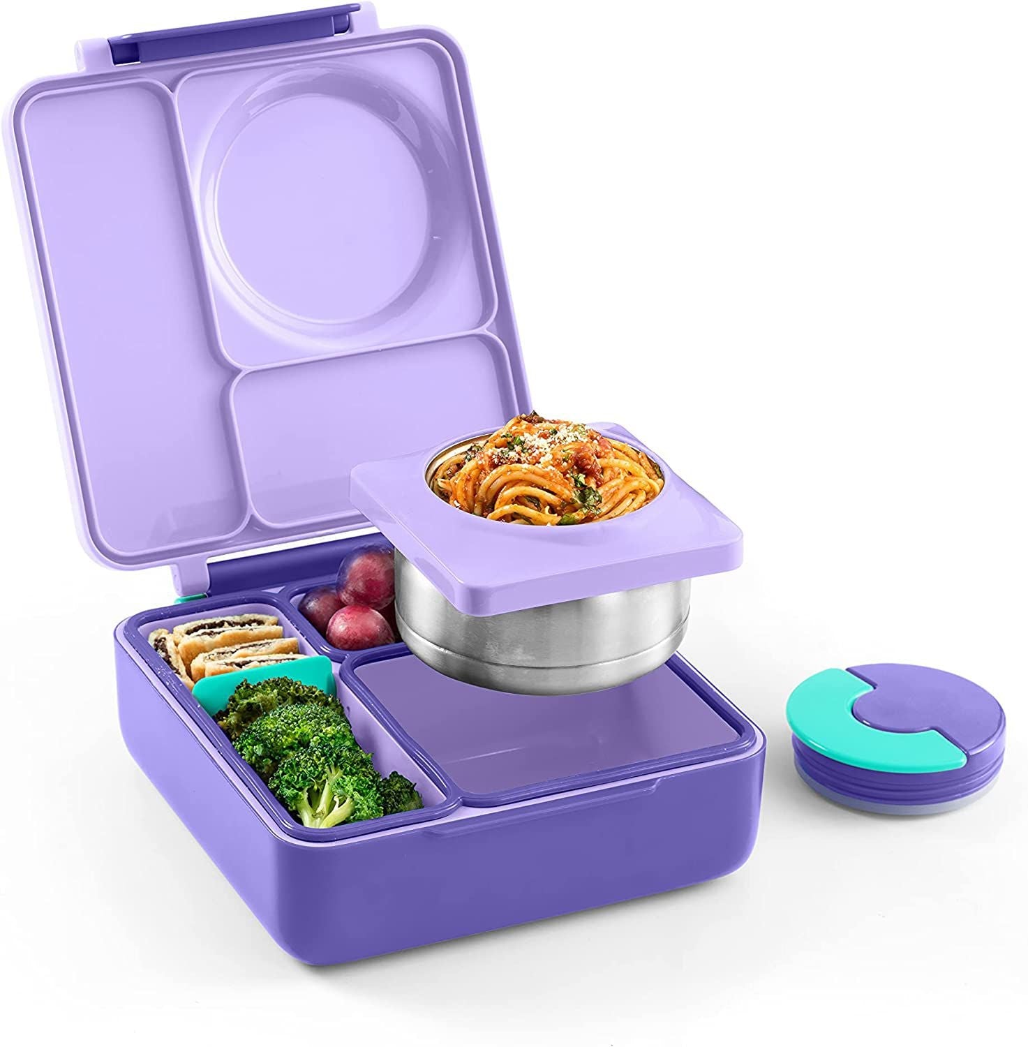 OmieBox Isı Yalıtımlı Mor Bento Yemek Kutusu
