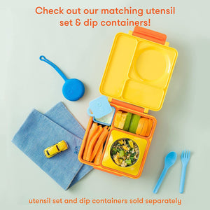 OmieBox Isı Yalıtımlı Sarı Bento Yemek Kutusu