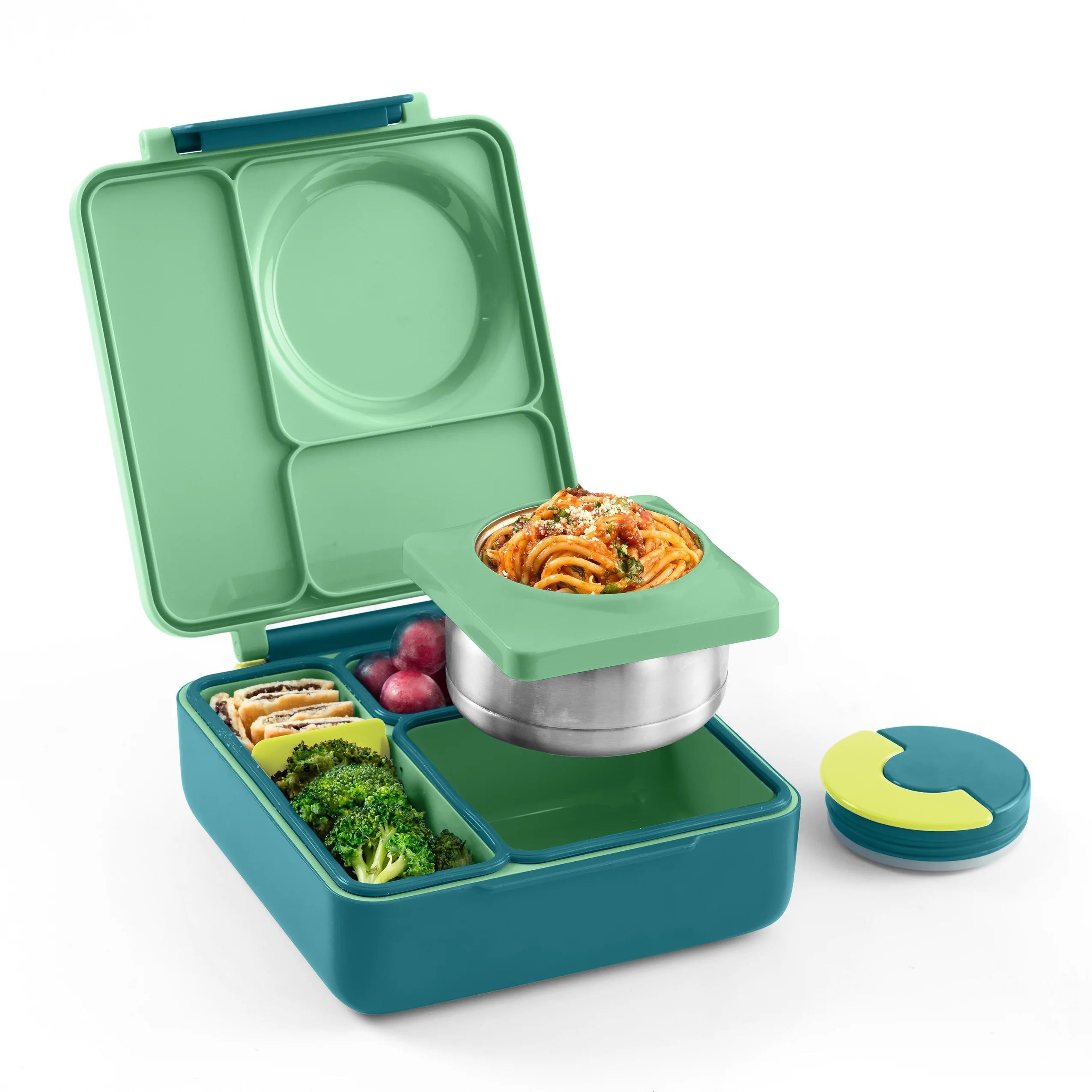 OmieBox - Isı Yalıtımlı Yeşil Bento Yemek Kutusu