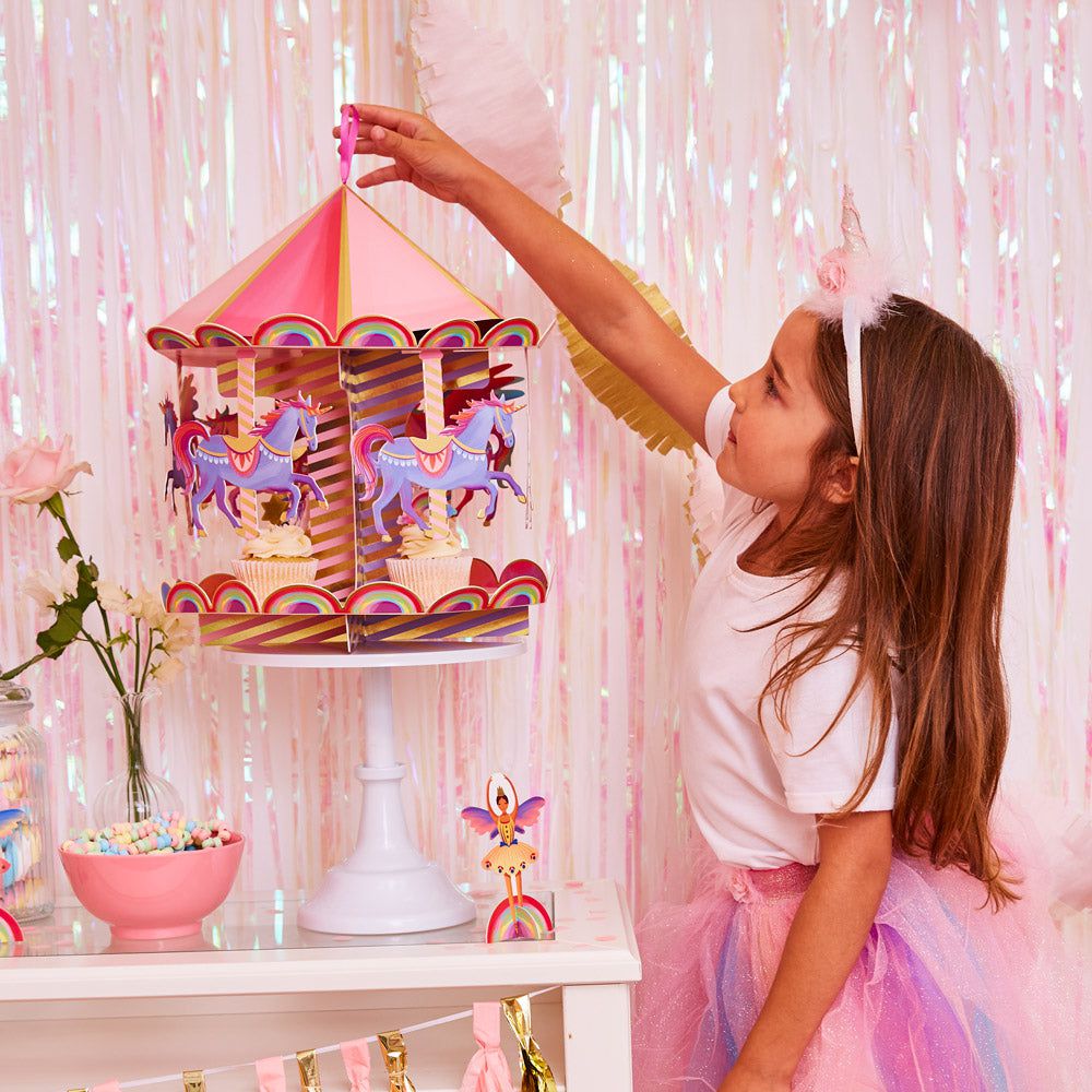 Party Pieces - Unicorn Atlıkarınca İkram Standı
