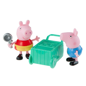 Peppa Pig - Dondurmacı Peppa ve Kardeşi George Figür Oyuncak Seti