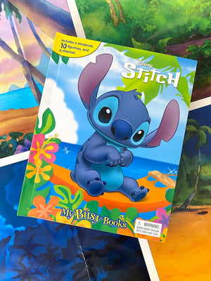 Phidal - Stitch Figür Oyuncaklı İngilizce Aktivite ve Hikaye Kitabı