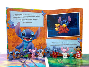 Phidal - Stitch Figür Oyuncaklı İngilizce Aktivite ve Hikaye Kitabı