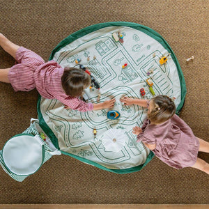 Play & Go Convertible Toy Storage Bag & Mat - Road-Play Mats-Road- | Natural Baby Shower