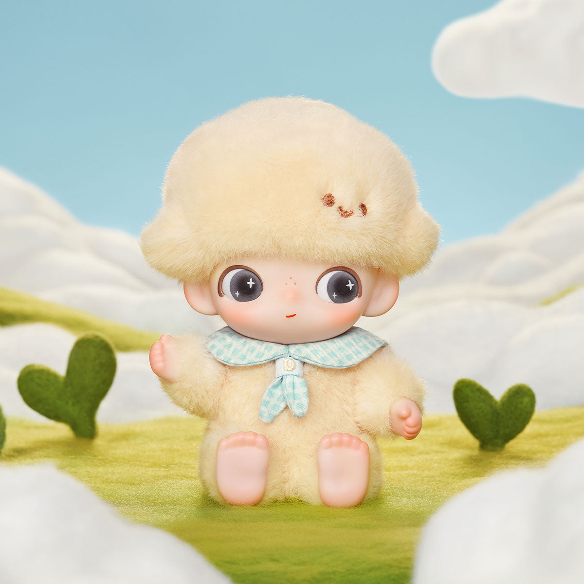 بوب مارت - ديمو الأصلي دفتر حياة جديدة سلسلة دمية فينيل محشوة مفاجأة عبوة عمياء