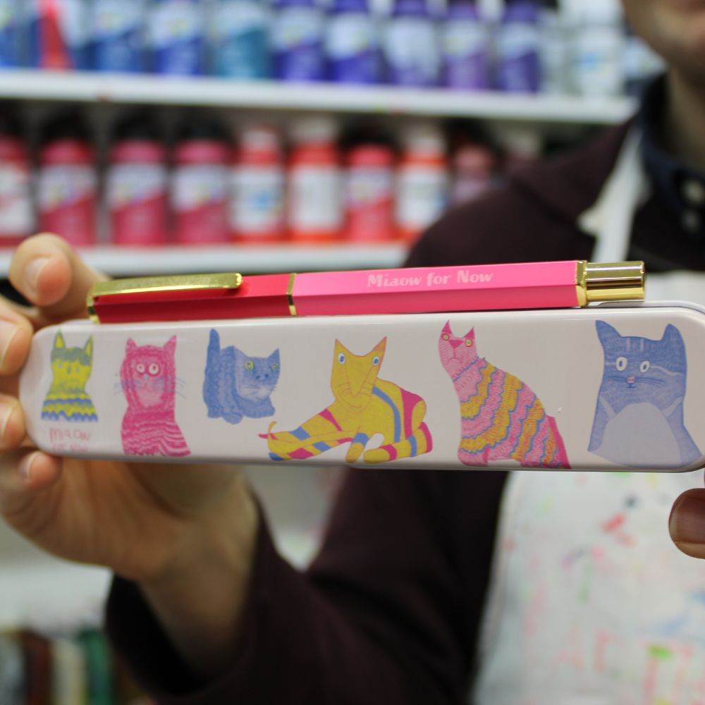 Portico Designs - Arthouse Unlimited Miaow Kutulu Tükenmez Kalem