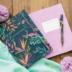 Portico Designs - Sara Miller: Botanik Cennet A5 Seyahat Günlüğü