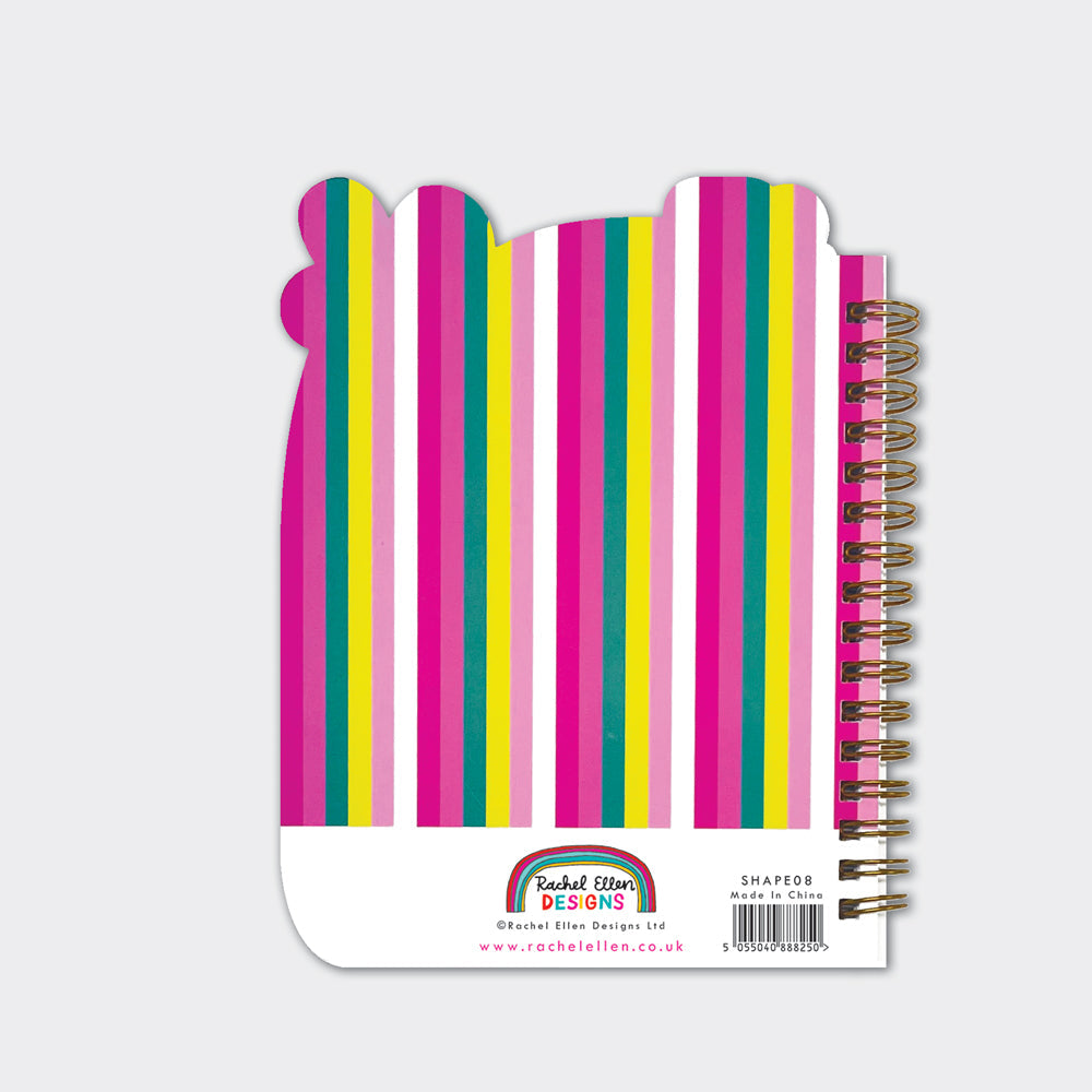 Rachel Ellen - Flamingo Şeklinde Tel Ciltli Defter