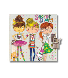 Rachel Ellen - دفتر يوميات سري قابل للقفل - Friends