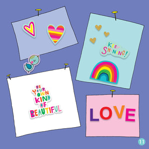 Rachel Ellen - كتاب نشاط وتلوين مشاهد ملصقات Girl Power