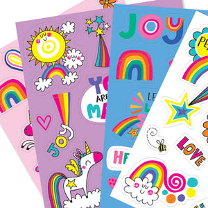 Rachel Ellen - Joyful Little Sticker Çıkartma Kitapları