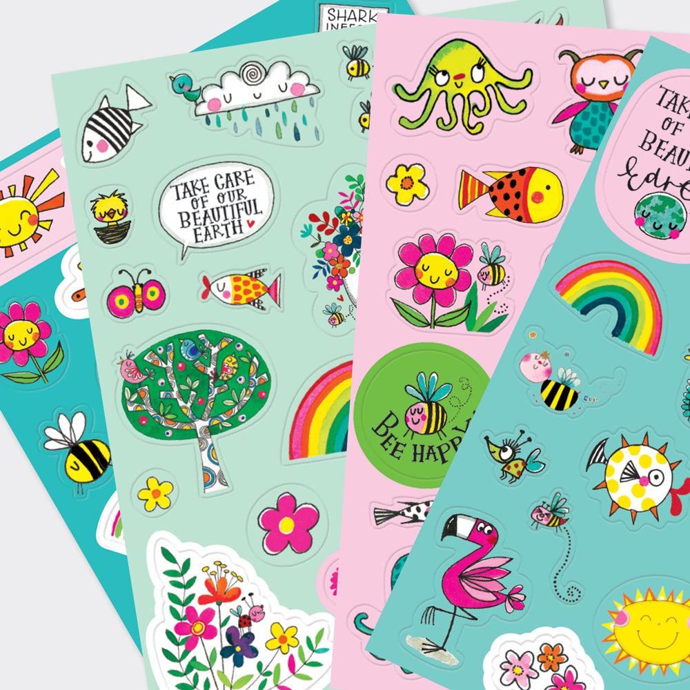 Rachel Ellen - Love Our Planet Sticker Çıkartma Kitapları